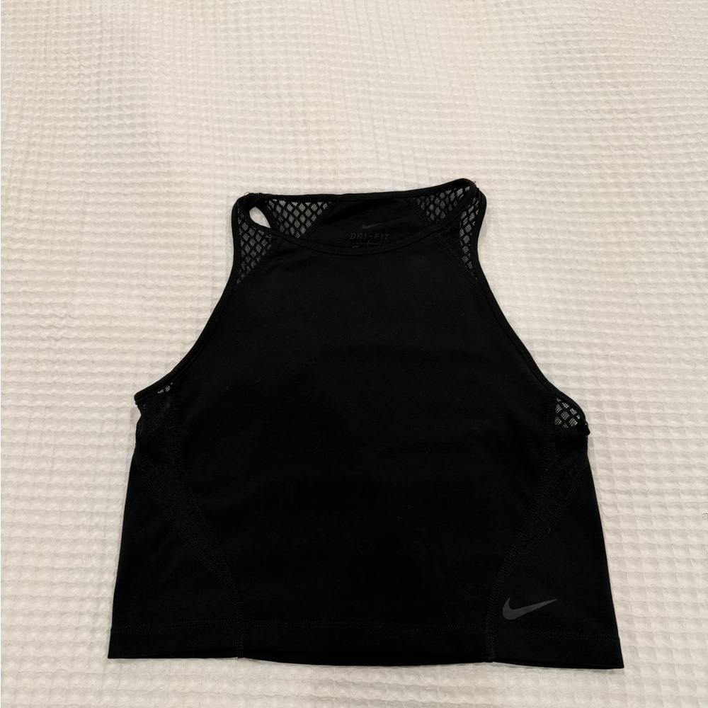 Nike Black Dri-FIT Mesh Tank